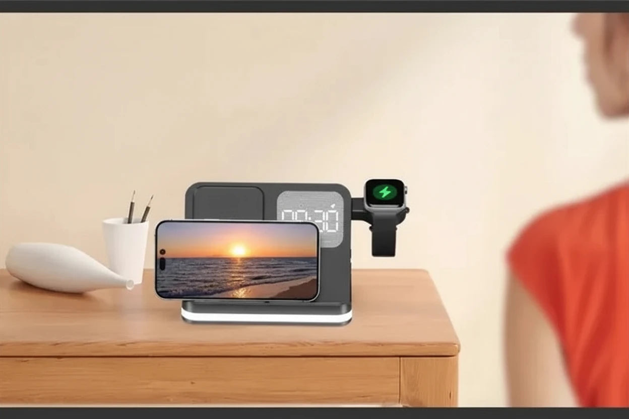 DeskCharge 6w1 – Inteligentna Stacja Ładująca.