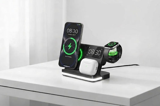 DeskCharge 6w1 – Inteligentna Stacja Ładująca.